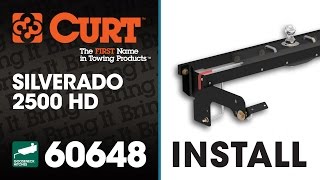 Gooseneck Hitch Install: CURT 60648 with 60619 Double Lock EZr on a Silverado 2500 HD