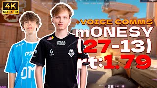 m0NESY (27-13) rt:1.79 w/sm3t +VOICE COMMS l EU FACEIT RANKED (anubis) | #cs2 #pov