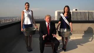 Donald Trump ALS Ice Bucket Challenge تحدي دلو الثلج لـ دونالد ترامب #دونالد_ترامب #ترامب