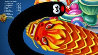 Rắn Săn Mồi 🐍WORMATE ZONE.IO |  #10 BIGGEST SNAKE | Epic Worms Zone Best Gameplay|Gaming_Rahim