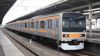 2019年６月８日（土）今日の中央線 209系1000番台（トタ81編成）1597T 快速 豊田行