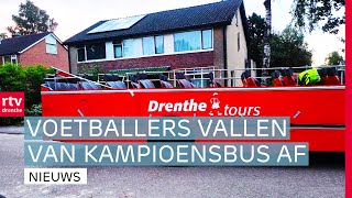 Spelers SV Borger raken gewond bij val van kampioensbus & dodelijk ongeluk Hoogeveen | Drenthe Nu