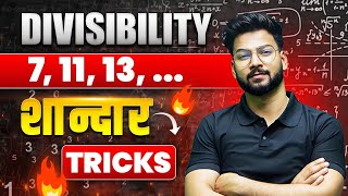 Divisibility Rules for 7, 11, 13 | Easy Tricks to Solve in Seconds | Shivam Pandit Sir