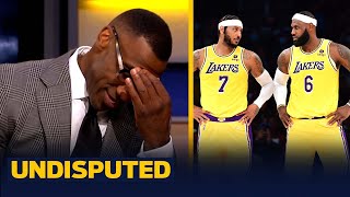 Lakers new Big 3 looked like a "fire drill" in loss to Warriors — Skip & Shannon | NBA | UNDISPUTED