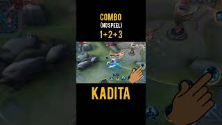 combo kadita #mlbb #mobilelegens #kadita #kaditagameplay #kaditamobilelegends #tutorial #build