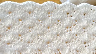 Fantastic😍 How to Crochet for beginners / Crochet baby blanket / Crochet Stitch