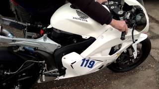 WSS Honda CBR600RR with modified HRC system.