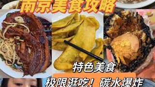 吃完这些再离开南京！！碳水狂欢！大肉面锅贴好好吃 #美食vlog #治愈系美食 #南京美食 #南京 #南京去哪