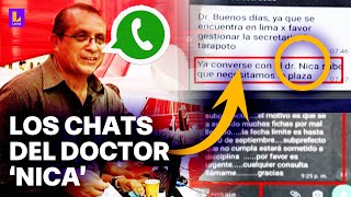 Los chats del doctor 'Nica': ¿Congreso respalda a Dina Boluarte?