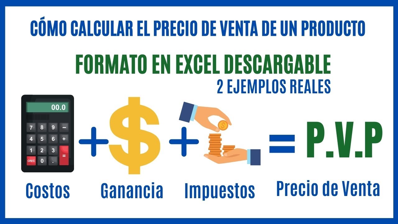 Cómo Calcular El PRECIO De Un Producto / Formato En Excel Para ...