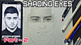How to shade realistic eyes | Shading tutorial beginner artists | Realistic sketch series | Part-2