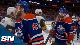 Golden Knights And Oilers Exchange Handshakes Following Vegas' Game 6 Victory