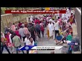 huge devotees rush at tirumala tirupati temple v6 news