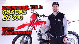 Projektbike GASGAS EC 300, Teil 1: Erste Zubehörteile und Modifikationen für den Enduro-Einsatz