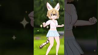 けものフレンズ3　おでかけ服サーバル【大きな瞳の美人顔】勝利ポーズ