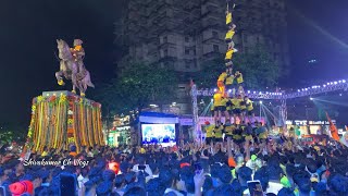 Dahi Handi Utsav 2023 || Chatrapati Shivaji Maharaj Chowk Bhiwandi || Maha Utsav || Crowd #govinda