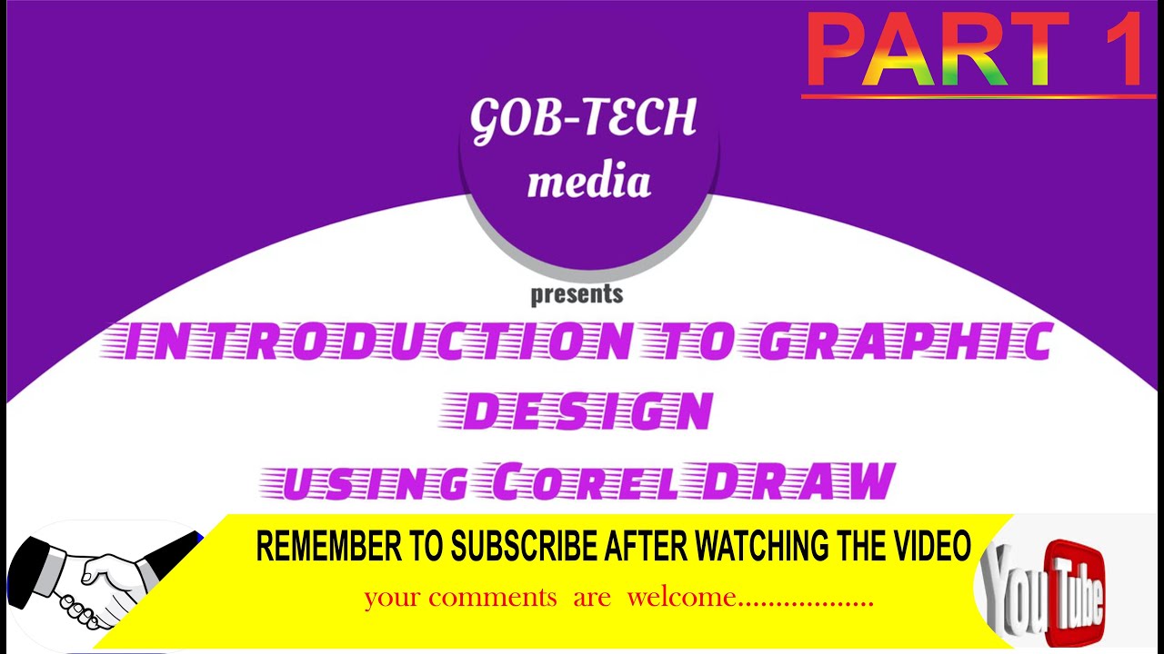 INTRODUCTION TO COREL DRAW............part 1 - YouTube