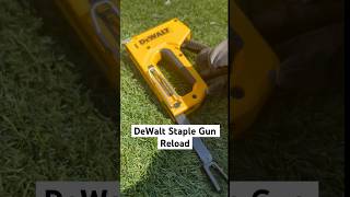 DeWalt Staple Gun Reload | Refill Stapler | #diy #tools #dewalt #realtor