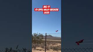 Another view of the MiG-17 @ the Apple Valley Airshow 2023. #airshow #mig17 #aviation #flyby #FRCSAV