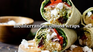 Mediterranean Quinoa Wraps | This Savory Vegan