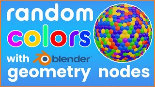 instance random colors in blender!