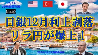 週間相場振り返り！日銀の12月利上剥落でリラ円が爆上！＃ドル円＃リラ円＃トルコリラ円#為替相場＃経済＃金融＃投資