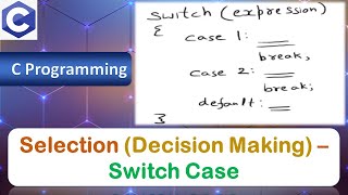 Selection (Decision Making) – Switch Case | Control Structure | C Programming Language