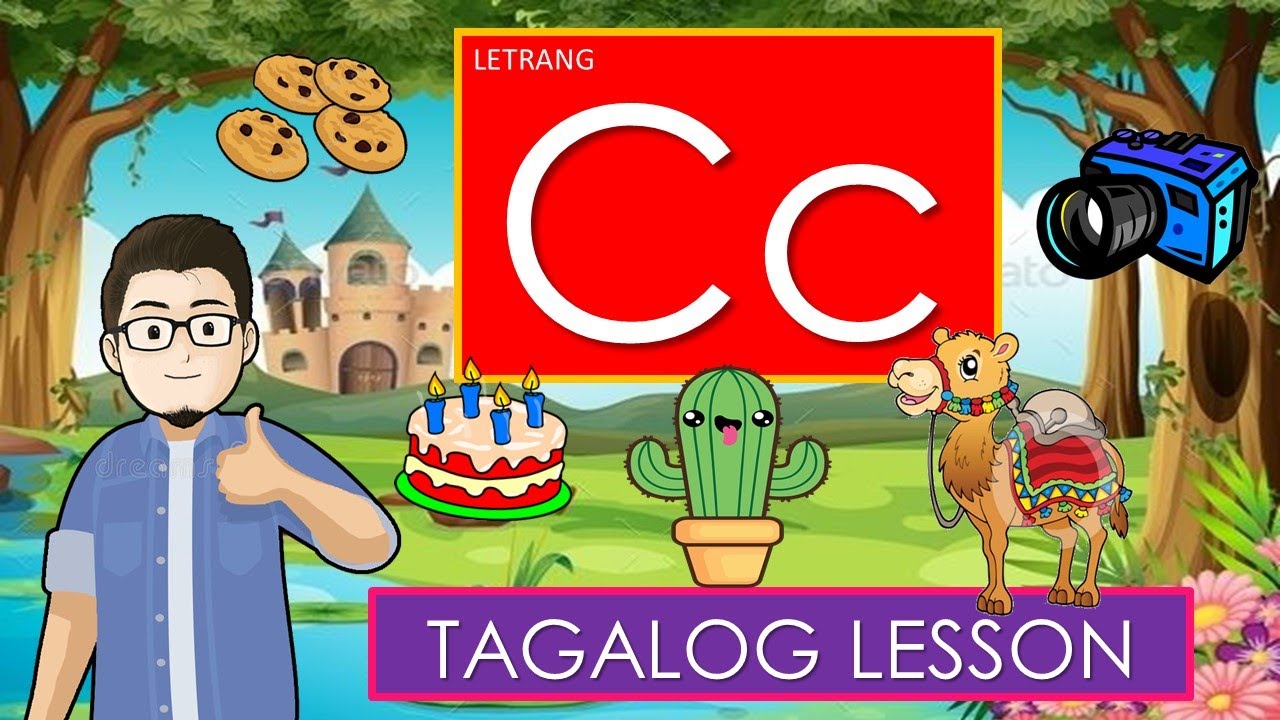 Alphabet Tagalog Halimbawa Ng Larawan Titik C - Titik Punto