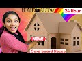 24hr inside cardboard house 🏠 | Minshas world