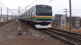 ジョイント音 E231系1000番台 3150Y~9150Y 特別快速 熱海行き 東海道本線 早川駅通過