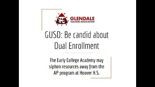GUSD Needs to be Candid About Dual Enrollment's Impact on Advanced Placement Programs