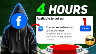 How to Achieve Facebook Content Monetization In 4 Hours 😱