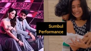 Sumbul Touqeer performance with Samarpan Fahmaan Sonakshi ITA look #suman #sumbultouqeer#fahmaankhan