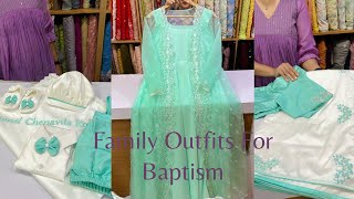 Grace Boutique | Baptism Function Outfits | Custom made | Matching Outfits