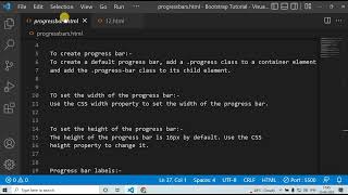 #12 bootstrap progress bars | animated progress bars | in english