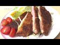 【料理レシピ】ハムカツの作り方【とろ～りはみ出るチーズいり！】