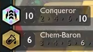 10 Conqueror + 6 Chem-Baron!