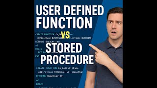 SQL Server: User Defined Functions vs Stored Procedures