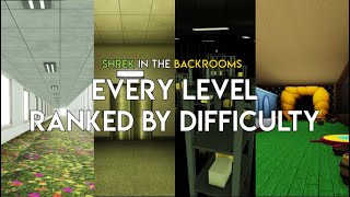 Every Shrek In the Backrooms Level Ranked By Difficulty