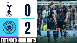 Tottenham 0-2 Man City | Ortega saves & Haaland brace sends City top! | EXTENDED