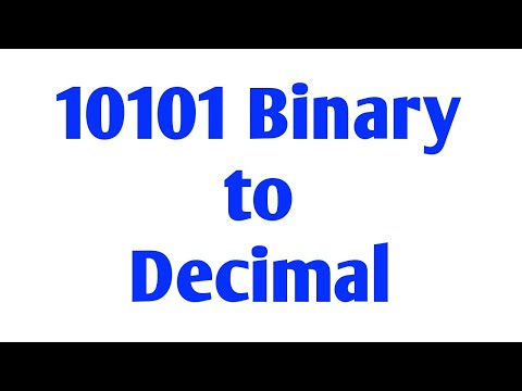 What is 10101 as a decimal?