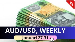 AUD USD Technical Analysis for the week of January 27-31, 2025