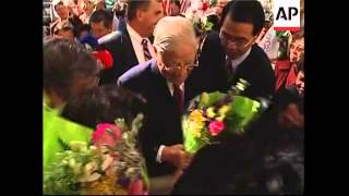 Former Taiwanese president Lee arrives in US capital