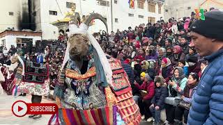 Tsespa sum losar :Ladakh welcome’s the new year with traditional splendour at chowkhang  vihara Leh