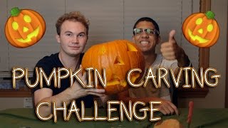 Pumpkin Carving Challenge | CameronAndChase