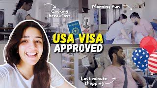 USA *Visa* Approved😍🤪Last-Minute Travel Shopping \u0026 Salon Prep for the Big Move 🇺🇸✈️