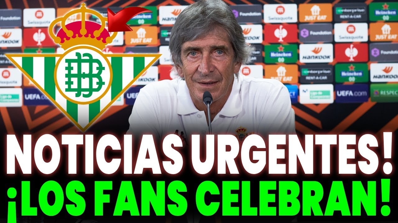 ¡NOTA OFICIAL! ¡BASTA DE SER TITULAR! ULTIMAS NOTICIAS DEL REAL BETIS ...