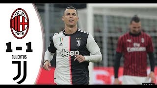 AC Milan vs Juventus 1-1 All Goals & Extended Highlights | JVTS Football