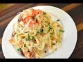 Cameren's Crab and Bacon Fettuccine Alfredo | Cooking With Carolyn