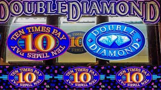 Old School 10 Times Pay and Double Diamond Classic 3 Reel Slots